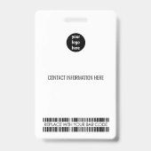 Bedrijfs Kantoor Erkenning van werknemers Logo Badge (Back)