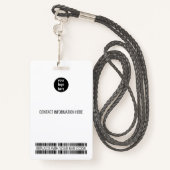 Bedrijfs Kantoor Erkenning van werknemers Logo Badge (Achterkant met draagriem)