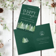 Bedrijfs Kerstbomen Bedrijfslogo Groen