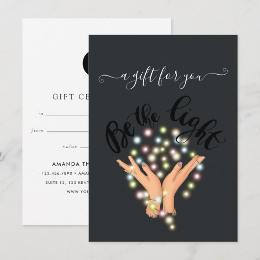 Bedrijfs Kerstcadeaubon (Voorkant / Achterkant)