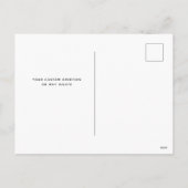 Bedrijfs Kerstmis 2021 de Reindeder van het Masker Feestdagenkaart (Achterkant)