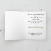 Bedrijfs Kerstmis Kaart met Kerstmis (Binnen)