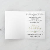 Bedrijfs Kerstmis Kaart met Kerstmis (Binnen)