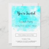 Bedrijfs lanceringspartijuitnodiging sjablonen kaart (Voorkant)