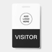 Bedrijfs Logo bezoeker Badge (Achterkant)