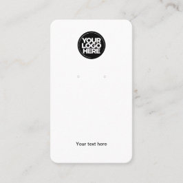 Bedrijfs Logo die de Ronde Kaart van de Vertoning Visitekaartje