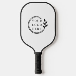 Bedrijfs Logo Eenvoudige Moderne Witte Onderneming Pickleball Paddle