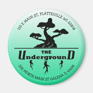 Bedrijfs Logo en Adres de Waardering van de Klant Magneet