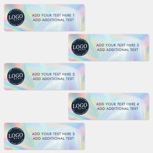 Bedrijfs Logo en de Tekst van de Douane Holografis Labels (Groep)