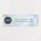 Bedrijfs Logo en de Tekst van de Douane Holografis Labels (Design 2)