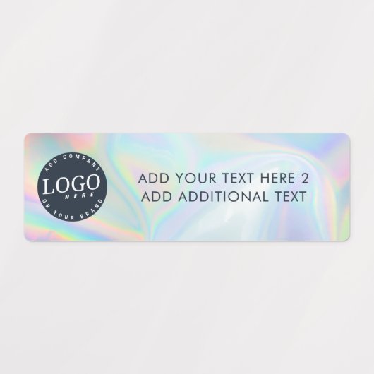 Bedrijfs Logo en de Tekst van de Douane Holografis Labels (Design 2)