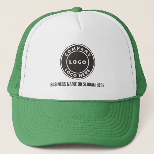 Bedrijfs Logo en de Werknemers van de NaamDouane Trucker Pet (Voorkant)