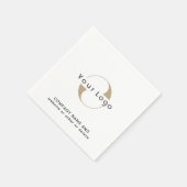 Bedrijfs Logo en Tekst, Schone Minimale Bedrijfs v Servet (Hoek)