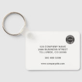 Bedrijfs Logo en Website Douane Bedrijf Sleutelhanger (Achterkant)