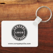 Bedrijfs Logo en Website Douane Bedrijf Sleutelhanger (Voorkant)