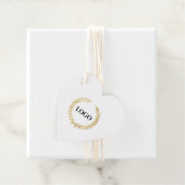 Bedrijfs Logo - het Hart van het Bedrijf hangt Lab Bedankjes Labels (In situ)