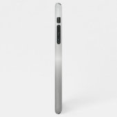 Bedrijfs Logo Horizontaal Zilver iPhone Hoesje (Linkerkant)