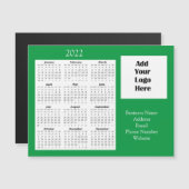 Bedrijfs Logo Klantenwaardering 2022 Kalender Magnetische Uitnodiging (Voorkant / Achterkant)
