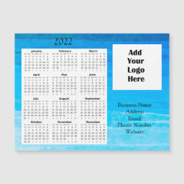 Bedrijfs Logo Klantenwaardering 2022 Kalender Magnetische Uitnodiging