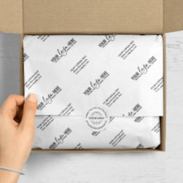 Bedrijfs Logo merk Slogan Persoonlijke Zaken Tissuepapier