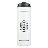 Bedrijfs Logo Modern Bedrijfs Merk Thermosbeker (Voorkant)