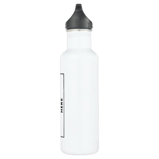 Bedrijfs Logo Modern Bedrijfs Merk Waterfles (Rechts)