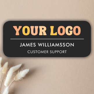 Bedrijfs Logo Modern Personeel Magnetisch Naamplaatje