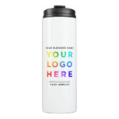 Bedrijfs Logo, Naam, de Bevordering van de Website Thermosbeker (Voorkant)