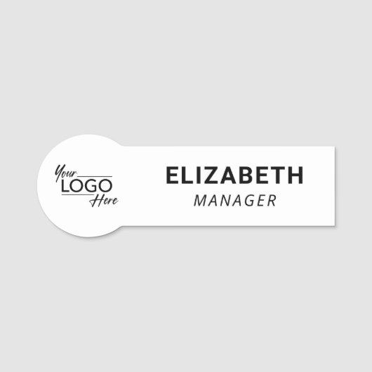 Bedrijfs Logo Naamplaatje (Voorkant)