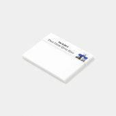 Bedrijfs logo ontwerp uw eigen post-it® notes (Schuin)