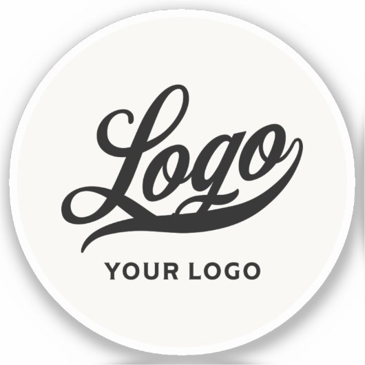 Bedrijfs Logo op van de Witte Telefoon van het Bed Sticker (Voorkant)