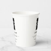 Bedrijfs Logo Papieren Bekers (Rechts)