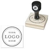 Bedrijfs Logo Professionele Aangepast Rubberstempel (Gestempeld)