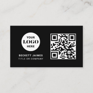 Bedrijfs Logo QR Code Visitekaartje