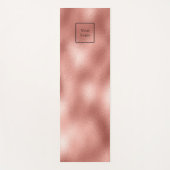 Bedrijfs logo roos goud metaalstudio yogamat (Voorkant)