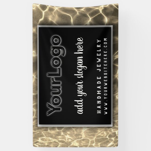 Bedrijfs Logo van de Moderne Professionele Onderne Spandoek (Verticaal)