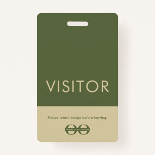 Bedrijfs Logo Visitor Badge