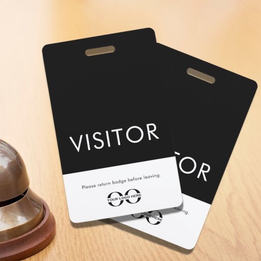 Bedrijfs Logo Visitor Badge
