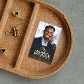 Bedrijfs Man op Telefoon | Onroerend goed Visitekaartje