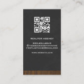 Bedrijfs Man op Telefoon | Onroerend goed Visitekaartje (Achterkant)