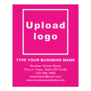 Bedrijfs merk Roze Poster