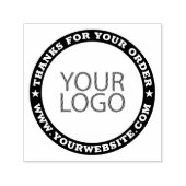 Bedrijfs Moderne Aangepaste Logo en Website Zelfinktende Stempel (Design)