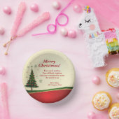 Bedrijfs- of groepsnaam Bericht Kerstfeest Papieren Kommen (Feest)