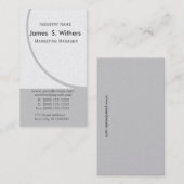 Bedrijfs Ontwerp Upscale Circular Motion Name Visitekaartje (Voorkant / Achterkant)