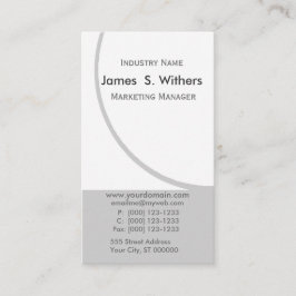 Bedrijfs Ontwerp Upscale Circular Motion Name Visitekaartje