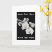 Bedrijfs Personaliseerbare Wenskaart Kaart (Gele Bloem)