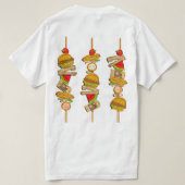 Bedrijfs Picknick Kantoorfeest T-shirt (Design achterkant)