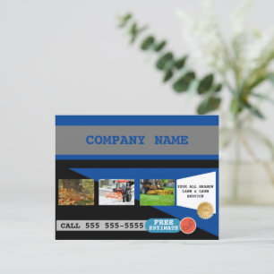 Bedrijfs Postkaart voor Eigen zorg en Sneeuwverwij