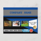 Bedrijfs Postkaart voor Eigen zorg en Sneeuwverwij (Voorkant)