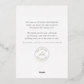 Bedrijfs Prettige Feestdagen Kerstkrans Goud (Achterkant)